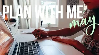 MAY PLAN WITH ME | how i break down big goals, habit tracker, & new planner