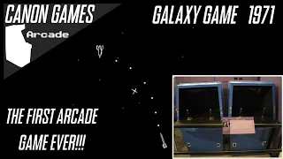 THE FIRST EVER ARCADE GAME! - Galaxy Game (1971)