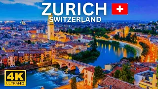 Beautiful and Largest city of Switzerland, Zurich in 8K ULTRA HD HDR 60fps Video by Drone (dolby)