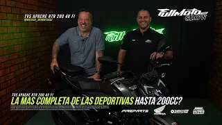 TVS APACHE 200 4V FI - La moto de 200cc mejor equipada del mercado / FullmotoShow