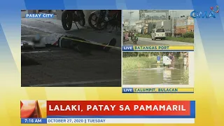 UB: Lalaki, patay sa pamamaril sa Pasay City