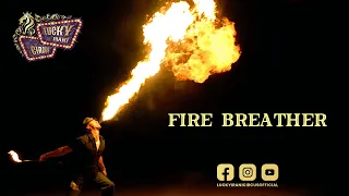 Lucky Irani Circus - Firebreather Act - Urdu Lucky Irani Circus