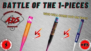 USSSA 1-Piece Showdown | Proton v Slugger v Easton | Average Dudes Slowpitch Softball Bat Review