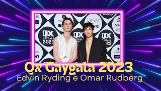 Omar Rudberg e Edvin Ryding | Tapete do Qx Gaygala 2023.