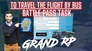 To Travel The Flight By Bus Battle Pass Mission | Grand RP