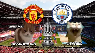 Manchester United VS Manchester City FA CUP 2024 Final Highlights | CAT MEMES FOOTBALL