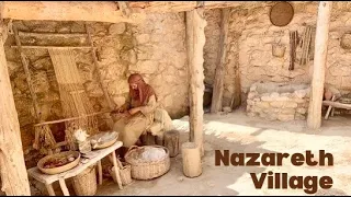 Exploring Nazareth Village in Israel. Town of Jesus