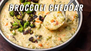 35 Minutes To The Best Broccoli Cheddar Soup