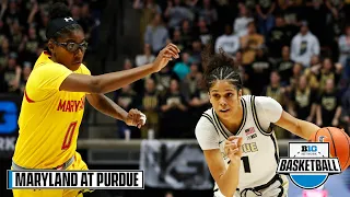 Maryland at Purdue | Highlights | Big Ten Women's Basketball | Dec. 8, 2022