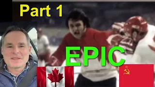 American Reacts - Canada’s Epic Battle on Ice vs USSR- 1972 Summit Series Part 1