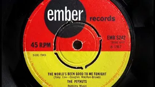 THE PEENUTS - The World's Been Good To Me Tonight - EMBER EMBS 242 - UK 1967 Garage Beat Dancer