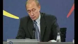 В.Путин.Заявление и ответы. 03.10.01.Part 1