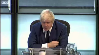 Mayor Boris Johnson loses temper with Andrew Dismore 20/11/2014.