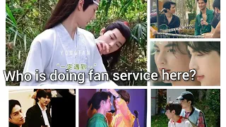 Which one is real? fan service or Real 🧐🧐💏 Yizhan will tells you the difference || BJYX