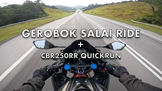 CBR250RR top speed test + Gerobok Salai ride 🛵 Honda CB250R 🎬 EP 0038
