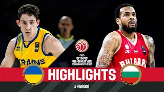 UKR 🇺🇦 v BUL 🇧🇬 | Basketball Game Highlights | FIBA Olympic Pre-Qualif. Tournament 2023 Türkiye