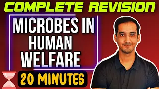 Microbes in Human Welfare| Class 12 | Quick Revision in 20 minutes| NEET|CBSE| Sourabh Raina