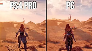 Horizon Zero Dawn PS4 PRO Vs PC Graphics Comparison
