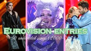 50 Underrated Eurovision Songs (2000-2023)