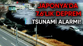 JAPONYA 2024'E DEPREMLE UYANDI! TSUNAMİ ALARMI VERİLDİ!