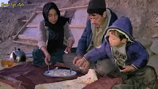 Ramadan mubarak : Cave children's first experience of porridge appetizer for iftar | Rural lifestyle