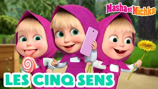 Masha et Michka👂😜 Les Cinq Sens 👀😋 Collection d'épisodes
