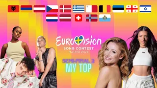 MY TOP 16 - Eurovision Song Contest 2024 - Semi-Final 2 - 50 Days Before The Contest