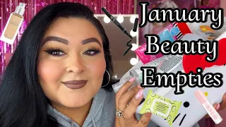 JANUARY BEAUTY EMPTIES 2024 // MAKEUP, SKINCARE, & MORE!