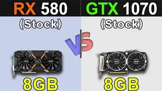 RX 580 Vs. GTX 1070 | 1080p and 1440p | New Games Benchmarks