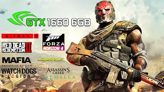 GeForce GTX 1660 6GB + Ryzen 5 3600 Test in 10 Games