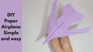 How to make a paper Airplane || easy and simple || step by step