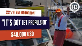 $48,000 JET DRIVEN!! Webbers Cove pocket rocket!! EP112 #boattour