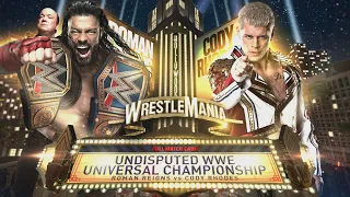 WrestleMania 39 Official Full Match Card HD