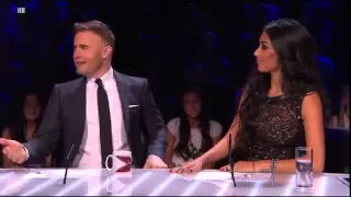 The judges get to see a 15-year-old Gary Barlow