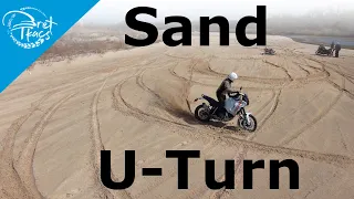 How to do a Tight turn or U-turn in the sand, uturn