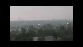 Славянск 29.05.14 - бомбежка Черевковки в 14:35