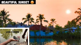 Kerala ❤️ | live Fishing | Beautiful sunset point 😍 | Kumbalangi village | Himalayan 450