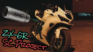 SC Project Exhaust［High-quality sound🎧］Kawasaki ZX-6R 2020