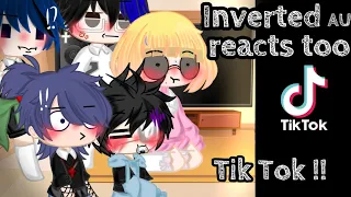 Inverted AU react to there original self/reaction video/made by yuri-chan YT