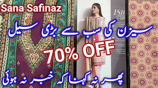 its Really Big ! Sana safinaz sale 70% off unstitch collection