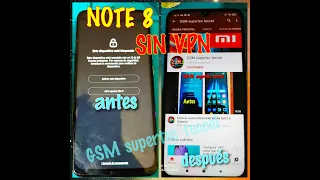 Eliminar Cuenta MI Xiaomi Note Note 8  sin VPN  MIUI 12 (Desbloqueo Definitivo  100% Super Facil)