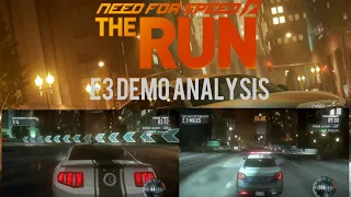 Need For Speed The Run E3 Demo analysis