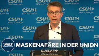 MASKENAFFÄRE: Statement von CSU-Generalsekretär Markus Blume