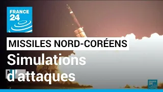 Missiles Nord-coréens : des simulations "nucléaires tactiques" selon Pyongyang • FRANCE 24