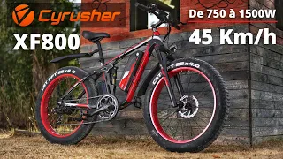 Le Vélo électrique le plus rapide du marché !  CYRUSHER XF800