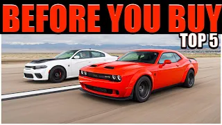 TOP 5 things you MUST consider BEFORE BUYING a Dodge CHARGER HELLCAT or CHARGER SCATPACK 392...