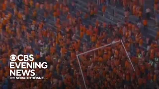 University of Tennessee fined $100,000 after football fans rush field