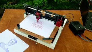 How To Make CNC plotter From Old Printer Parts | A4 Size CNC | Reused ideas