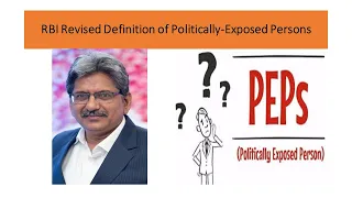 RBI Revised Definition of Politically-Exposed Persons