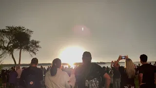 Artemis 1 launch from 3 miles away
